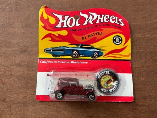 1997 UNOPENED DIECAST METAL MATTEL HOT WHEELS MINIATURE CAR FORD VICKY 1969 '69