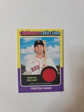 2024 Topps Heritage Baseball Triston Casas Clubhouse Collection Patch SD3277