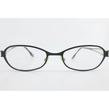 BCBGMAXAZRIA Valeria BLA Black Oval Eyeglasses Frames 50-17-130 Designer Women