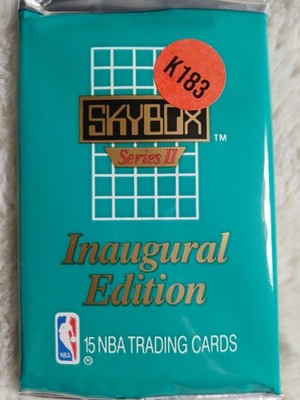 1990-91 SkyBox Series II Inaugural Edition NBA Basketball 6-Pack Lot (90 Cards)
