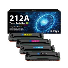 212A Toner Cartridge with Standard Chip Replacement for HP 212A W2120A W212...