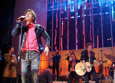 Mick Jagger and Keith Richards at The Concert for New York City - - Old Photo 5