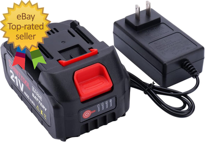 21V Lithium Battery with Electric Quantity Display 4.0 Ah Battery