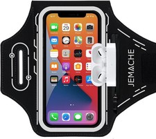 Armband for iPhone 17 16 15 14 13 12 Pro with Airpods Holder, Gym Workouts Runni