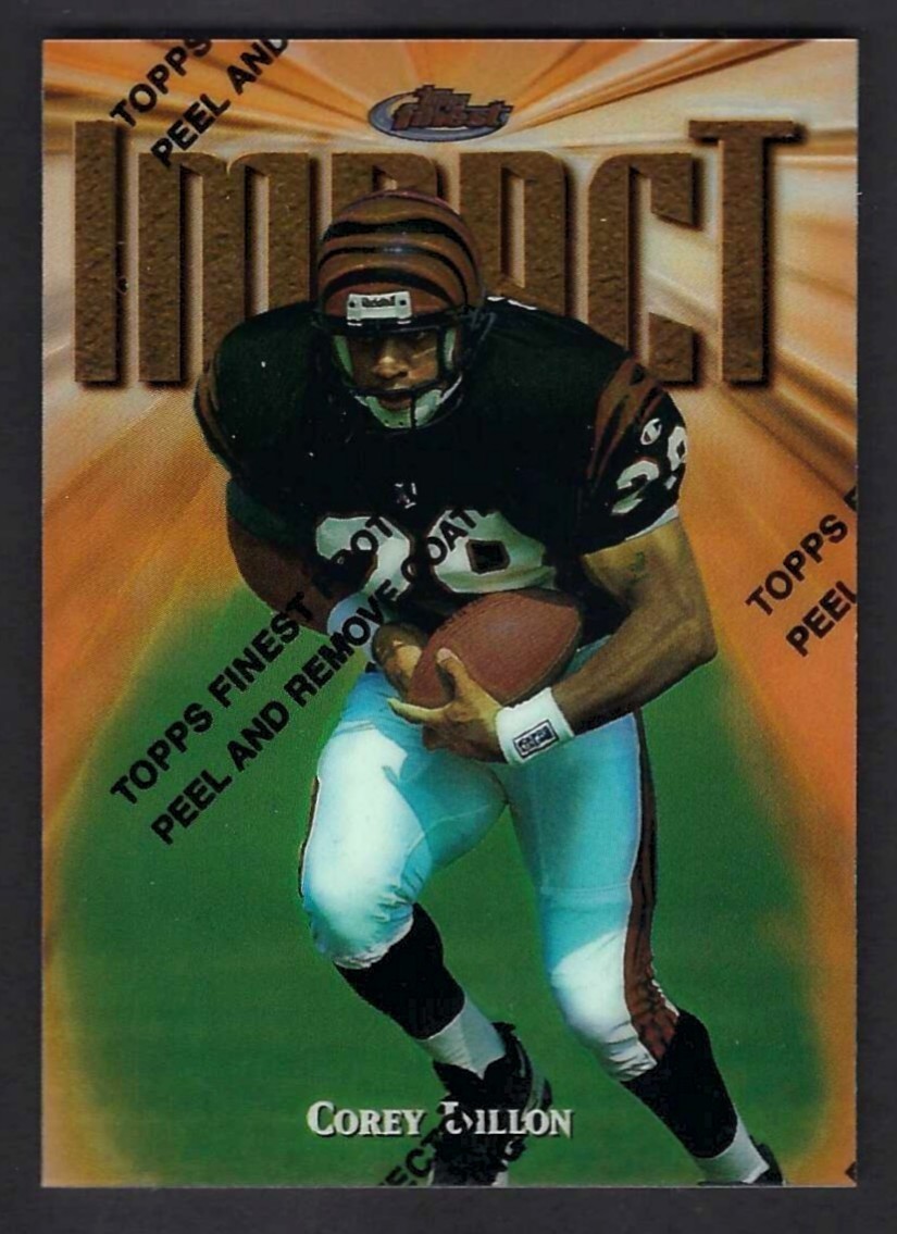 1997 Topps Finest Impact #176 Corey Dillon RC MINT