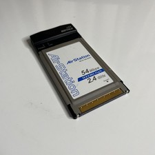 Buffalo Air Station Wireless WiFi LAN Card PCMCIA 54 Mps WLI2-CB-G54L