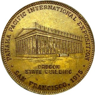 1915 San Francisco Panamá Pacífico Exposición llamado dólar HK 411 Oregon