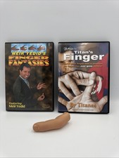 Finger Fantasies Meir Yedid  Titan  s Finger Magic Trick DVDs w/ Gimmick Finger