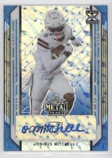 2021 Leaf Metal Draft Blue Marble 14/40 Osirus Mitchell #BA-OM1 Auto 0c6