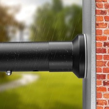 Shower Curtain Rod, 43-83 Inch Shower Curtain Rods 43-83 Inches Matte Black