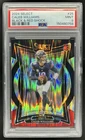 2024 Select Caleb Williams Concourse RC Black and Red Prizm Shock #25 PSA 9