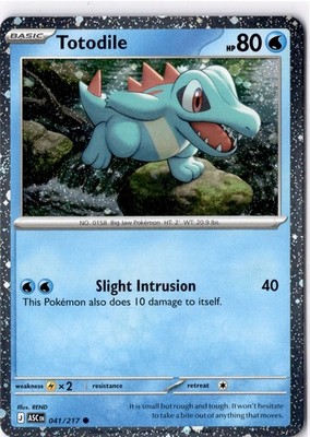 Totodile (Cosmos Holo) 041/217 Common Miscellaneous Cards & Products NM