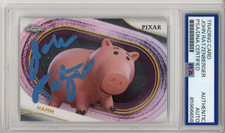 2025 TOPPS CHROME DISNEY HAMM SIGNED JOHN RATZENBERGER PSA DNA COA AUTOGRAPH