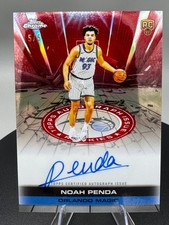 2025-26 Topps Chrome Noah Penda Auto /5 TAIR-NP Rookie Autograph Hard Signed SSP