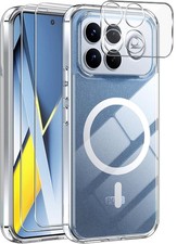 Klar Magnetisch Hülle + Displayglas Xiaomi P...