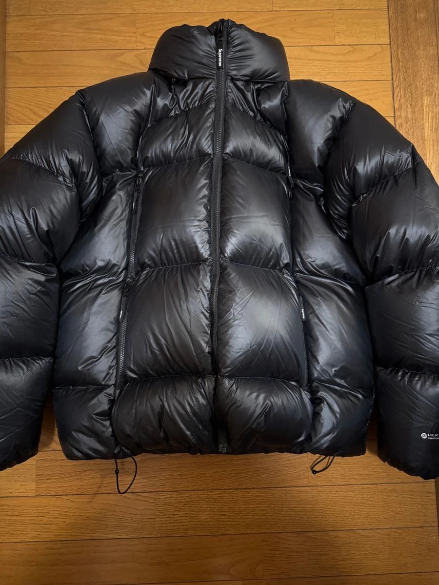 Doudoune noire Supreme poids plume