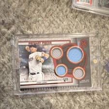 Topps 2023 Museum Josh Jung Ruby Quad Relic Rookie Serial #SPPPQR-JJ /10