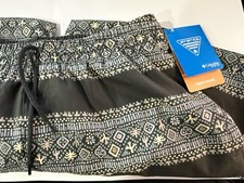 PFG Columbia Rambler Swim Shorts Mens S Multi Lined Omni Shade Drawstring Waist
