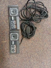 TWO VINTAGE OFFICIAL SEGA MASTER SYSTEM WIRED CONTROL PAD #3020 HAND CONTROLLERS