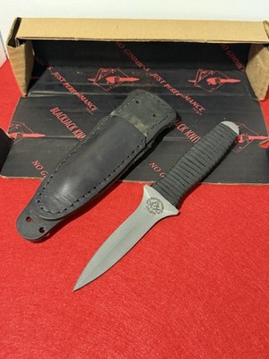John EK Boot Knife Dagger Double Edge Blackjack Blades