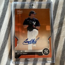 2021 Topps Now - Player Spotlight Gerrit Cole #OD-40E Yankees Auto /5 Insert SP