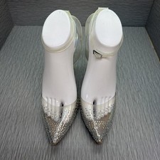 A Aldo x Disney Cinderella Clear Glass Slipper Rhinestone Heels 8.5