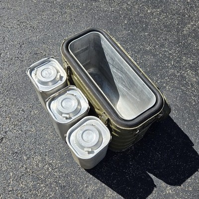 US Military Army Mermite Insulated Food Storage Cooler Container