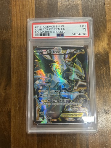 Black Kyurem-EX graded PSA 3 for sale on eBay