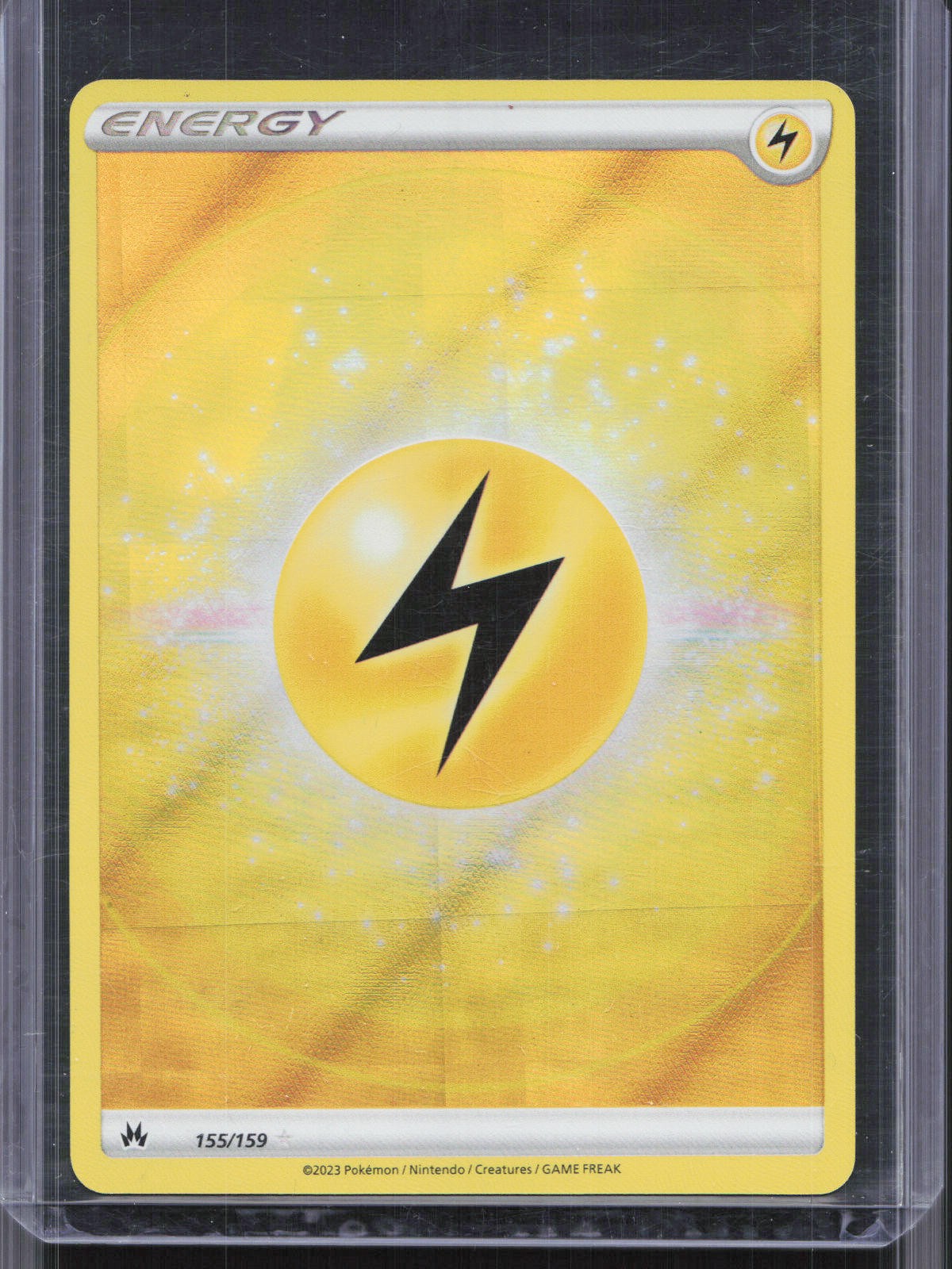 Lightning Energy (Texture Full Art) Ultra Rare Crown Zenith 155/159 NM