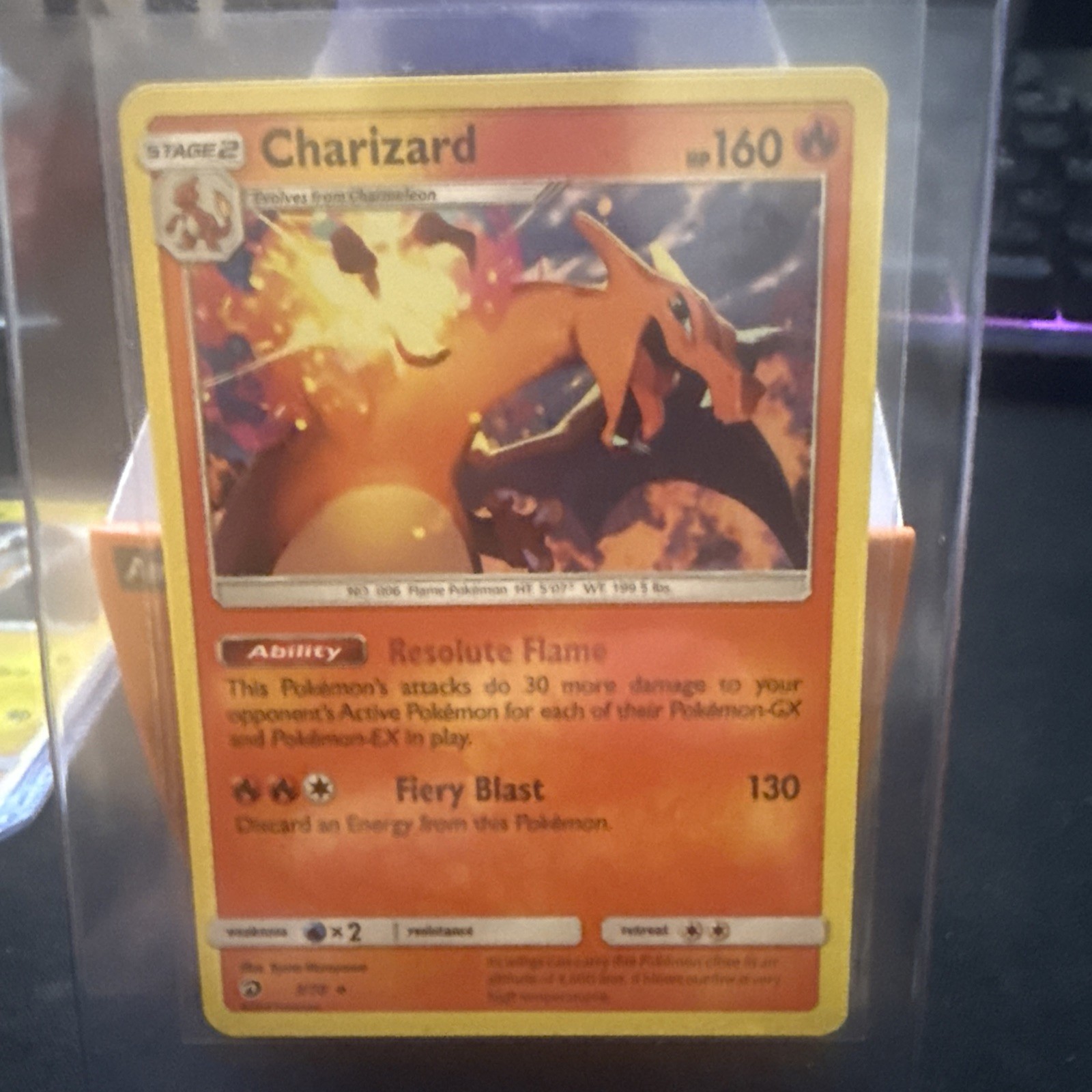 Pokemon Card TCG Charizard 3/70 Dragon Majesty Sun & Moon 2018 - NM