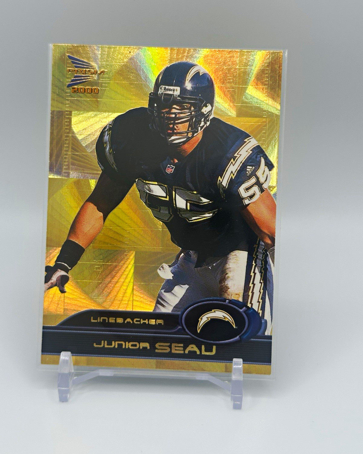 Pacific 2000 Prism Prospects Junior Seau San Diego Chargers #80 36/50