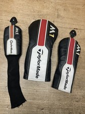 B1 - Set of 3 Taylormade M1 Driver, Fairway and Hybrid Headcovers w/ Adj Tags