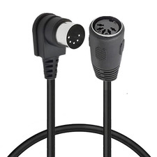 MIDI 5-Pin DIN Extension Cable 90  Male to Female for Keyboards and Synths 50cm