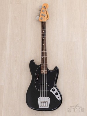 1976 Fender Mustang Bass Vintage Short Scale Bass Black 100