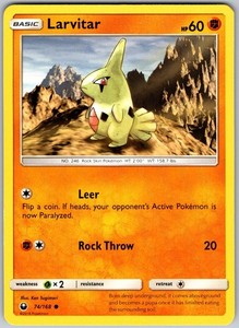 Larvitar 74/168 Celestial Storm Common