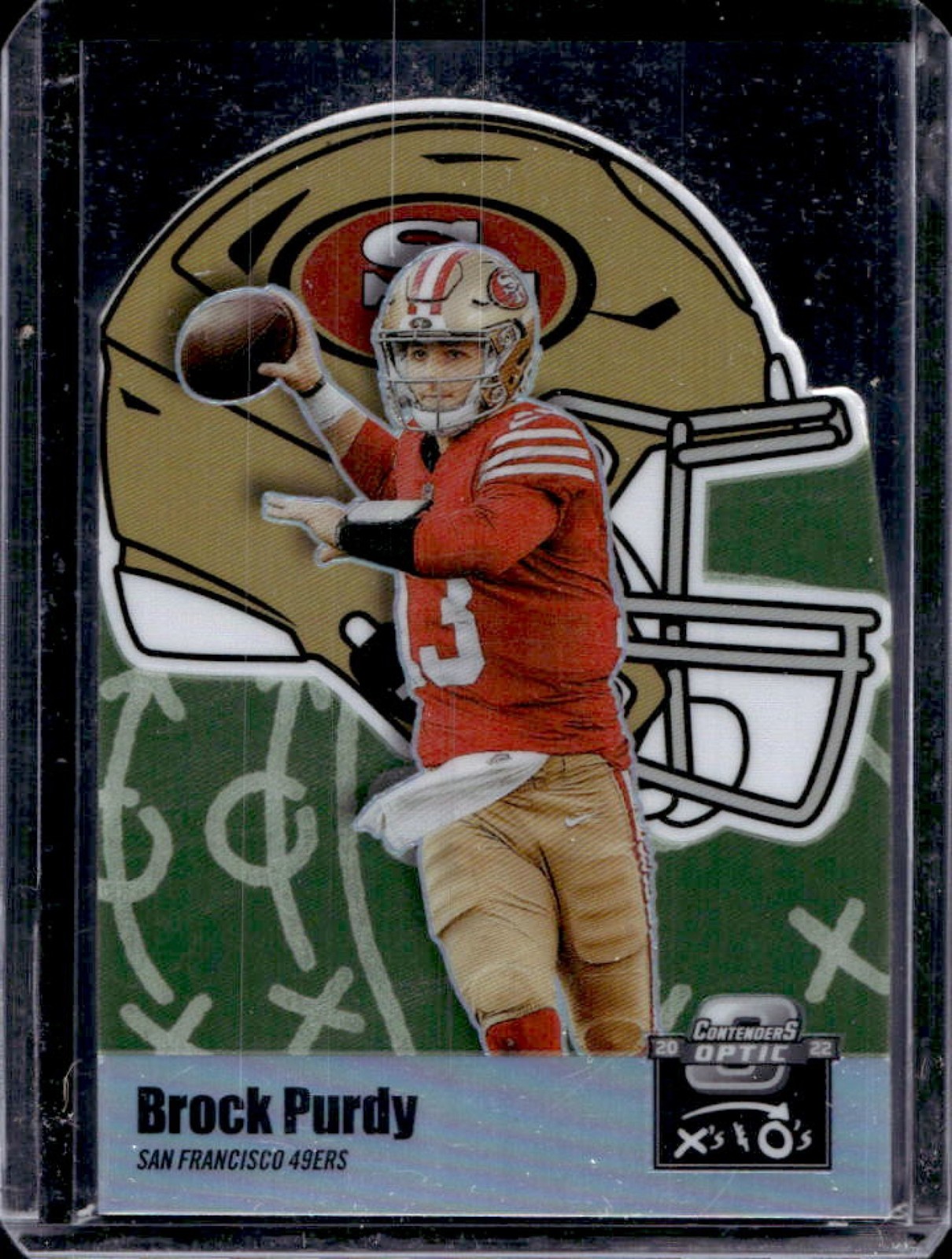 2022 Contenders Optic Brock Purdy Xs and Os Rookie RC #XO-32 49ers