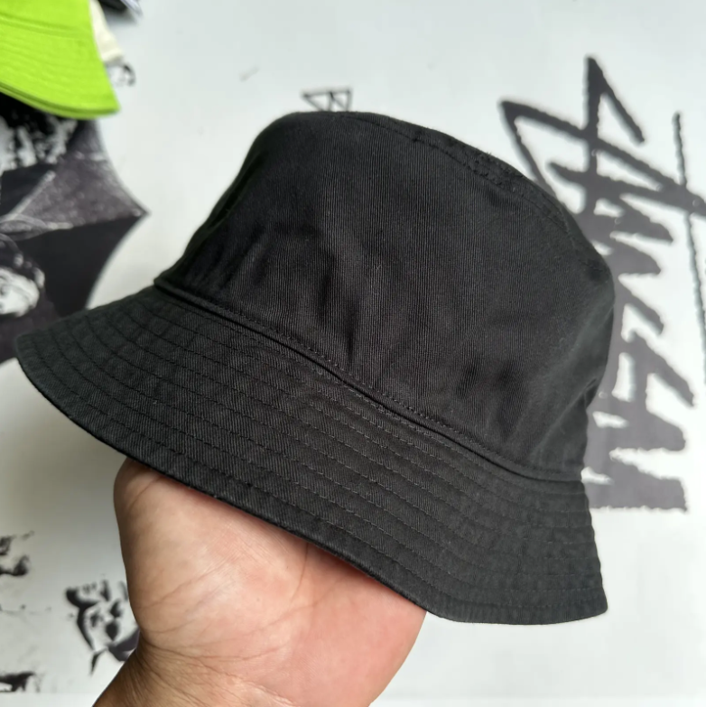 STUSSY STOCK BUCKET HAT BLACK L/XL | eBay