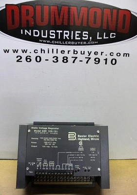 BASLER STATIC VOLTAGE REGULATOR SSR 125-12X 9-1859-00-107 600 VAC 400 HZ