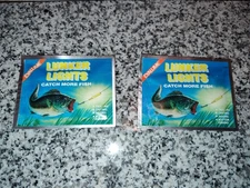 Cyalume Light Sticks FISHING. 2 Packs. Pair of Vintage Cyalume Lunker Lights New