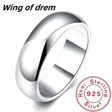 925 Sterling Silver Wedding Band Ring For Men And Women Multiple Sizes
