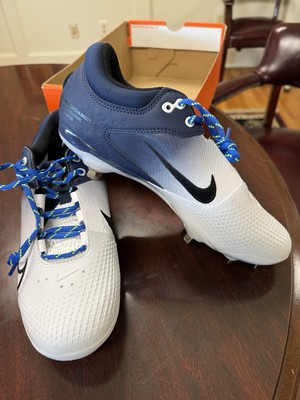 Womens Sz 9.5 Nike Hyperdiamond 4 Elite CZ5917-400 Blue Softball Cleat New Metal