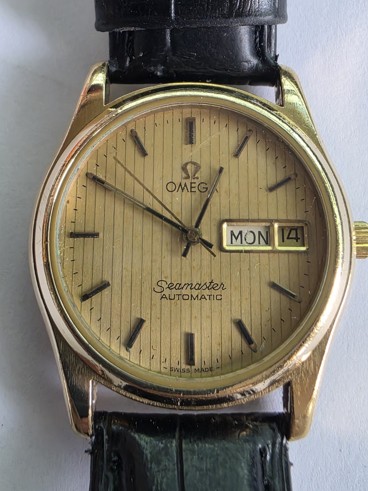 OMEGA SEAMASTER CAL 1020 GOLD PLATED