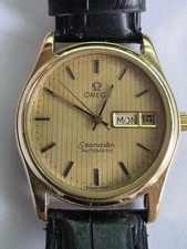 VINTAGE OMEGA  SEAMASTER CAL 1020 AUTO GOLD PLATED MENS WATCH - 1982