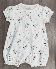 Ropa de bebé niña nuevo sin etiquetas simple Joy Carter's 0-3 meses unicornio mameluco conjunto