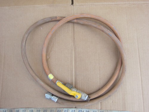 3/8" CW617N PN50 Ball Valve w 6½' Hose, Used