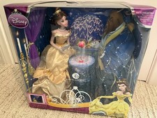Disney Belle Porcelain Doll 2009 Brass Key Keepsake NRFB Princess