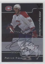 2001 ITG Be A Player Signature Series Vault Black Patrick Traverse #079 Auto 1a6