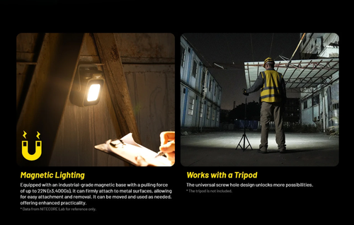 Nitecore NWL30 Lanterna Luce LED da Lavoro Ricarica USB-C 3000 Lumen Campeggio Luce - Foto 9 di 20