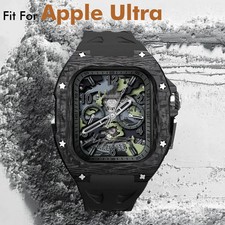 Carbon Fiber Case For Apple Watch Ultra 3/2 49mm Modification Kit Protection