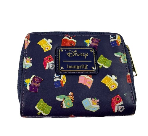 Loungefly Disney Princess Books Zip Around Wallet Multi-Color